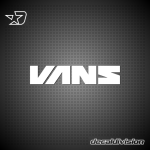 Vans Lettering Sticker